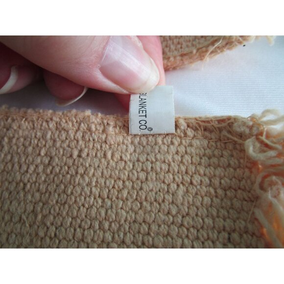 Vintage Southwest Woven Cotton Mug Rug Coasters El Paso Saddle Blanket Co GUC - Picture 15 of 16